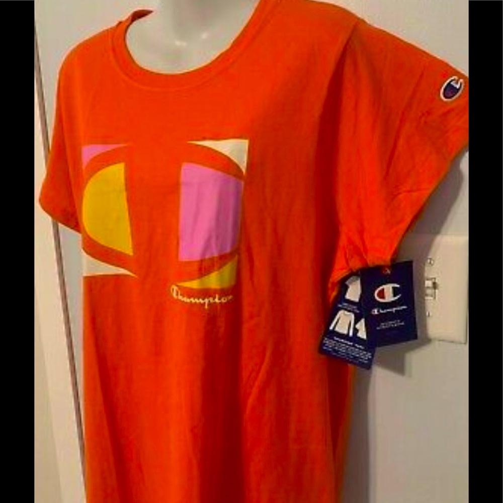 Plus Size Champion Classic Logo Tee. NWT